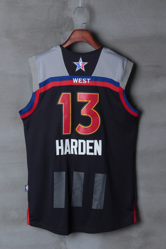 Men Houston Rockets #13 Harden black 2017 NBA All Star jerseys